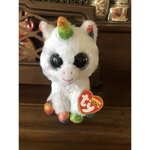 Ty Beanie Boos - PIXY the Unicorn (6 Inch) NEW - MINT with MINT TAGS